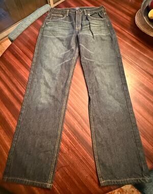 Arizona Jean Co. Dark Wash Mid-Rise Straight Leg Denim Jeans Cotton Size 20 Y2K
